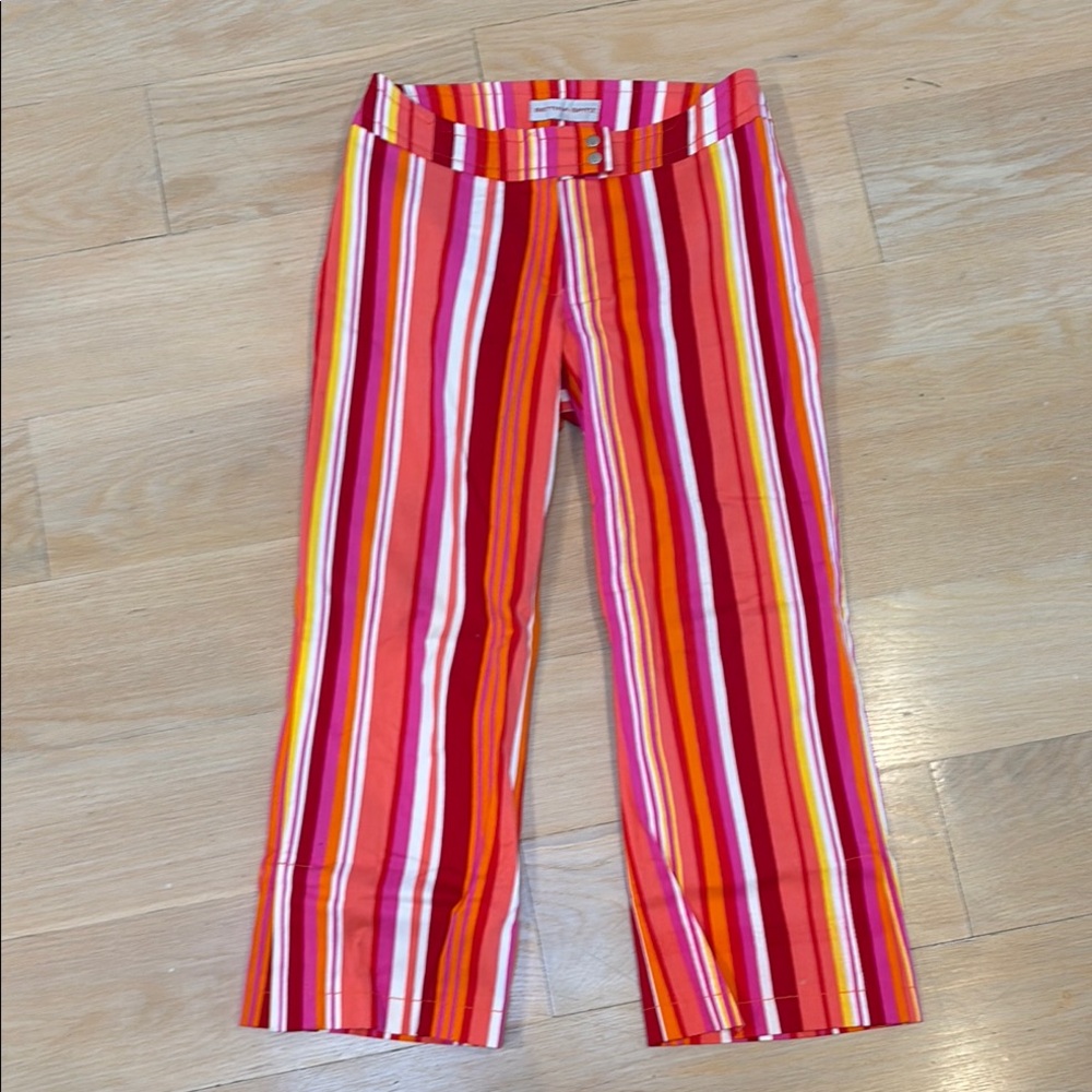 Colorful Striped Bettina Spitz Pants perfect for post beach cocktail hour!